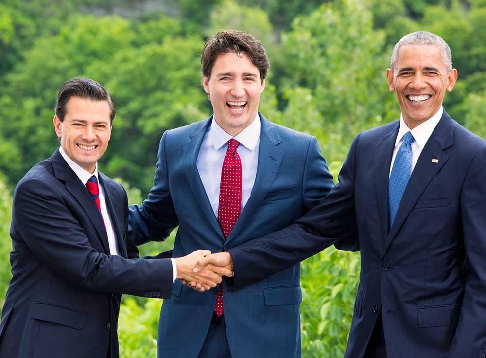 Image courtesy of Presidencia de la República Mexicana The Three Amigos 2016